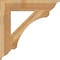 Ekena Millwork Legacy Traditional Rough Sawn Bracket, Western Red Cedar, 6"W x 34"D x 34"H BKT06X34X34LEC01RWR - alternate 3